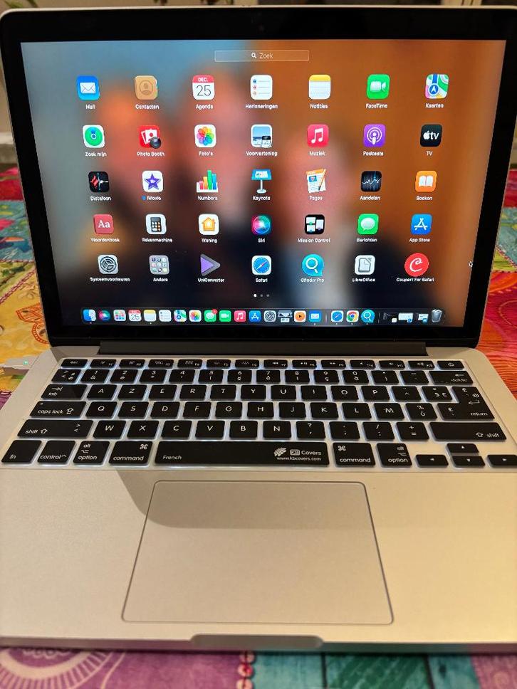 MacBook Pro 13 inch 256 GB zilver, Computers en Software, Apple Macbooks, Zo goed als nieuw, MacBook, 13 inch, 2 tot 3 Ghz, 256 GB