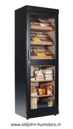HUMIDOR KAST KABINET ADORINI ROMA ZWART 6000 SIGAREN  h190, Envoi, Neuf, Boite à tabac ou Emballage