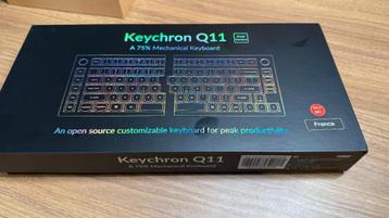 ️ Te koop: Keychron Q11 QMK gesplitst mechanisch toetsenbor beschikbaar voor biedingen
