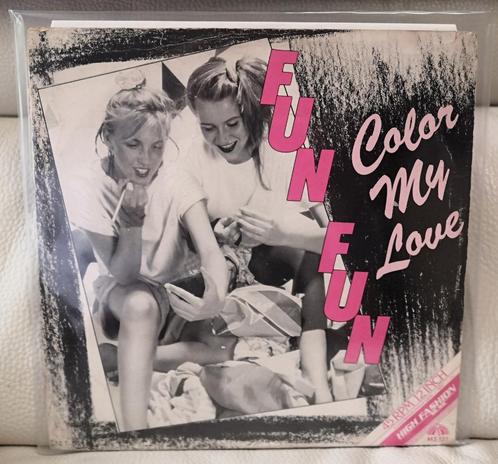 Fun Fun - Color My Love / Vinyl, 12"Maxi-Single, Italo Disco, Cd's en Dvd's, Vinyl | Overige Vinyl, Zo goed als nieuw, 12 inch