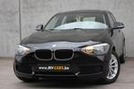 BMW 114i/5-deur/Multistuur/scherm/Pdc, 5 places, Série 1, Noir, 1598 cm³