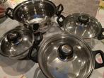 Set kookpotten, Huis en Inrichting, Keuken | Potten en Pannen, Ophalen of Verzenden, Gebruikt