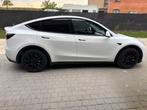 tesla model y long range awd 4x4, Auto's, Tesla, Zwart, Parkeersensor, Wit, Leder