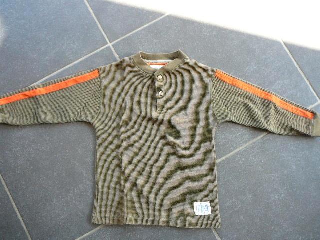 groen-oranje trui v/h merk Falls-Creek, Enfants & Bébés, Vêtements enfant | Taille 110, Utilisé, Garçon, Pull ou Veste, Enlèvement ou Envoi