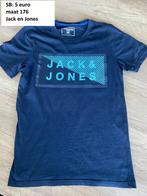 jack en jones t shirt maat 176. per stuk 5 euro, Enfants & Bébés, Vêtements enfant | Taille 176, Comme neuf, Chemise ou À manches longues