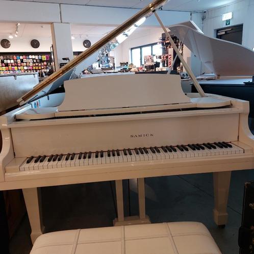 Samick SG172 Vleugelpiano, Muziek en Instrumenten, Piano's, Gebruikt, Vleugel, Wit, Hoogglans, Verzenden