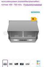 Dampkap, Ophalen, Gebruikt, Inbouw