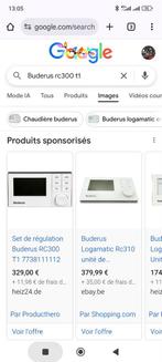 Thermostat Buderus rc300 t1 parfait état - Valeur : 360€