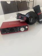 Focusrite Scarlett 2i2 3rd gen audio interface (+ Micro, cas, Computers en Software, Geluidskaarten, Ophalen, Zo goed als nieuw