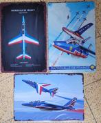 Lot de 3 plaques alu sur la Patrouille de France, Envoi, Neuf, Autres types