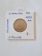 Gibraltar 1 pound 1995 AA   P.M ZELDZAAM!!, Postzegels en Munten, Munten | Europa | Niet-Euromunten, Ophalen of Verzenden