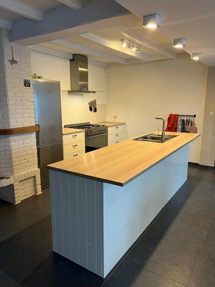 Cuisine équipée IKEA, Maison & Meubles, Cuisine | Cuisines complètes, Utilisé, Autres types, Crème, Synthétique, Avec îlot, Enlèvement