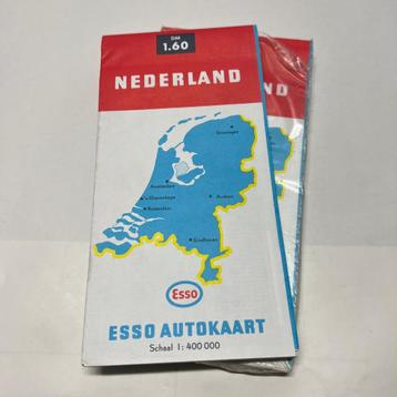 NOS Esso wegenkaart kaart Nederland memorabilia beschikbaar voor biedingen