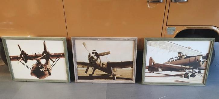 3 grote kaders!, Huis en Inrichting, Woonaccessoires | Wanddecoraties, Zo goed als nieuw, Ophalen of Verzenden