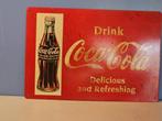 Metalen COCA-COLA bord 40 cm x 27cm, Verzamelen, Merken en Reclamevoorwerpen, Ophalen of Verzenden