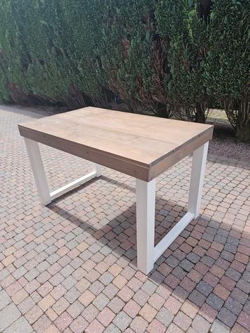 Steigerhout tafel, Huis en Inrichting, Tafels | Salontafels, Ophalen, Gebruikt