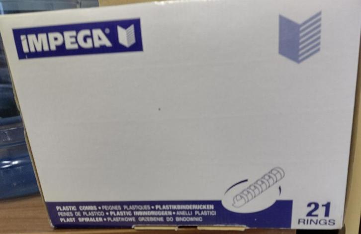 Peignes de reliure plastiques, Zakelijke goederen, Kantoor en Winkelinrichting | Kantoorartikelen, Nieuw in verpakking, Ophalen of Verzenden