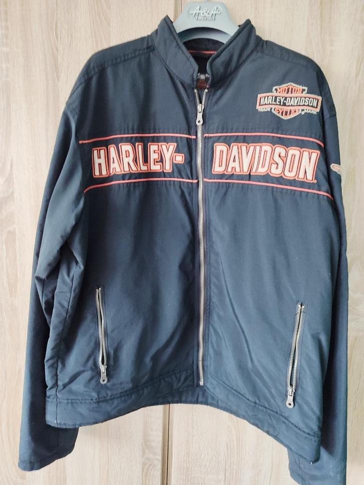 Harley Davidson jack (origineel) _ USA maat = L (BE=XL), Motoren, Kleding | Motorkleding, Jas | textiel, Tweedehands, Ophalen of Verzenden