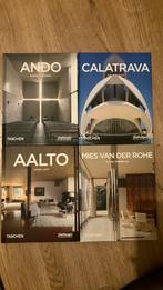 Architectuurboeken: ANDO-CALATRAVA-AALTO-MIES VAN DER ROHE, Enlèvement ou Envoi, Comme neuf