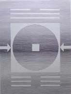 MICHEL SEUPHOR / HEXAGRAMMES YI-KING / ZW-W LITHO / 75x55cm, Antiek en Kunst, Ophalen of Verzenden