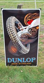 Nieuw Dunlop banden, Dunlop Tires emaille reclamebord., Verzamelen, Merken en Reclamevoorwerpen, Ophalen, Nieuw, Reclamebord