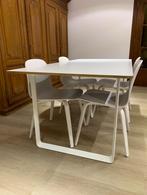 MUUTO tafel en 4 stoelen, Huis en Inrichting, Ophalen, Gebruikt, 50 tot 100 cm, Eikenhout