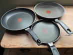 set tefal steelpannen, Ophalen, Gebruikt, Keramische plaat, Aluminium