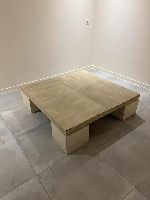 Moderne lage salontafel - 119cm x 119cm, Huis en Inrichting, Tafels | Salontafels, Gebruikt, Minder dan 50 cm, 100 tot 150 cm