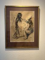 Grote inkttekening van Jacques Ochs (1883-1971), Antiek en Kunst, Kunst | Tekeningen en Fotografie, Ophalen