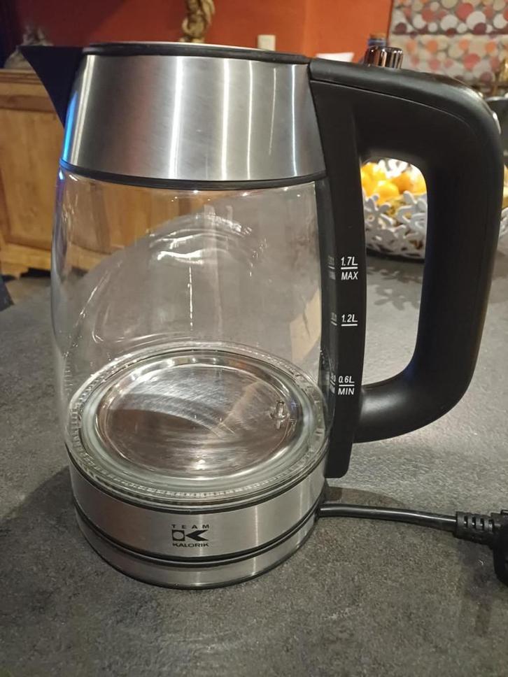 KALORIK TKG JK 1040 draadloze waterkoker, Elektronische apparatuur, Waterkokers, Zo goed als nieuw, 1 tot 2 liter, Draadloos, Ophalen of Verzenden
