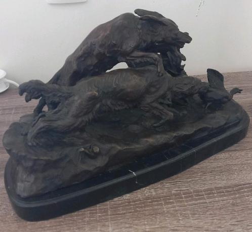 Brons PJ Mène Hunting dogs, Antiek en Kunst, Antiek | Brons en Koper, Brons, Ophalen of Verzenden