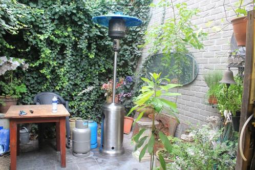 Terrasverwarmer, Jardin & Terrasse, Chauffage de terrasse, Comme neuf, Gaz, Sol, Rotatif, Résistant à l'eau, Enlèvement