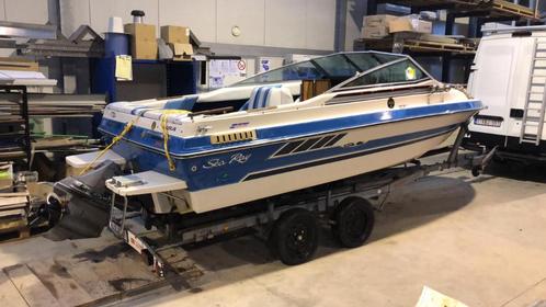 Sea Ray Seville speedboat met trailer, Watersport en Boten, Speedboten, Gebruikt, 3 tot 6 meter, Benzine, 120 tot 200 pk, Polyester