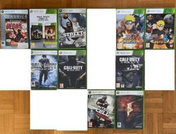 Xbox 360-games om uit te kiezen (Call Of Duty, Naruto, ...) beschikbaar voor biedingen