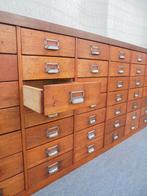 Ladekast papierkast apothekerskast toonbank schoolkast, Ophalen of Verzenden