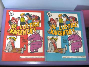 2 Oude strips: de lustige kapoentjes. beschikbaar voor biedingen