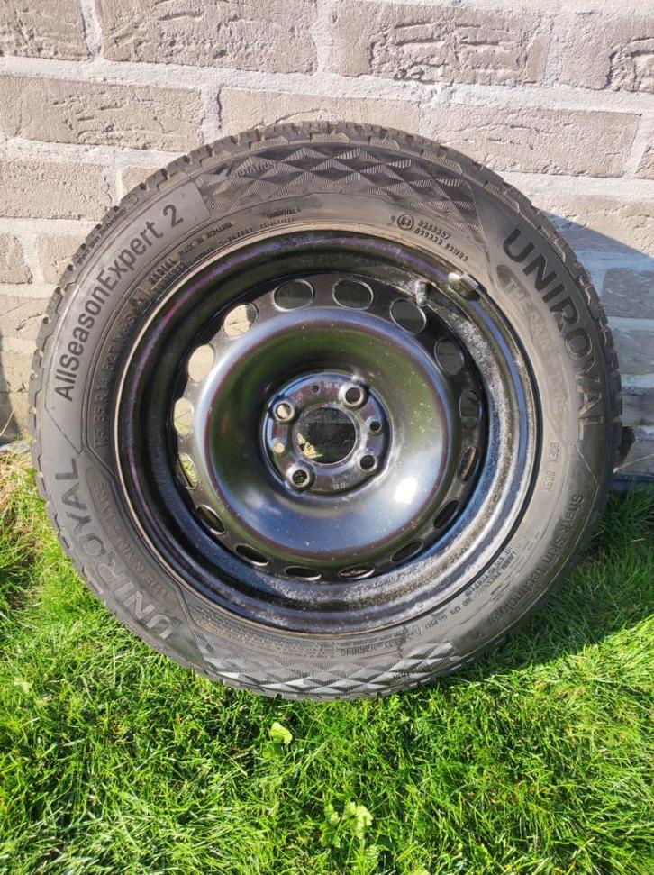 2 pneus "quatre saisons" sur jantes acier pour FIAT 500, Auto-onderdelen, Banden en Velgen, Banden en Velgen, All Season, 14 inch