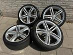 19inch 5x112 velgen met banden, Auto-onderdelen, Banden en Velgen, Ophalen, Band(en)