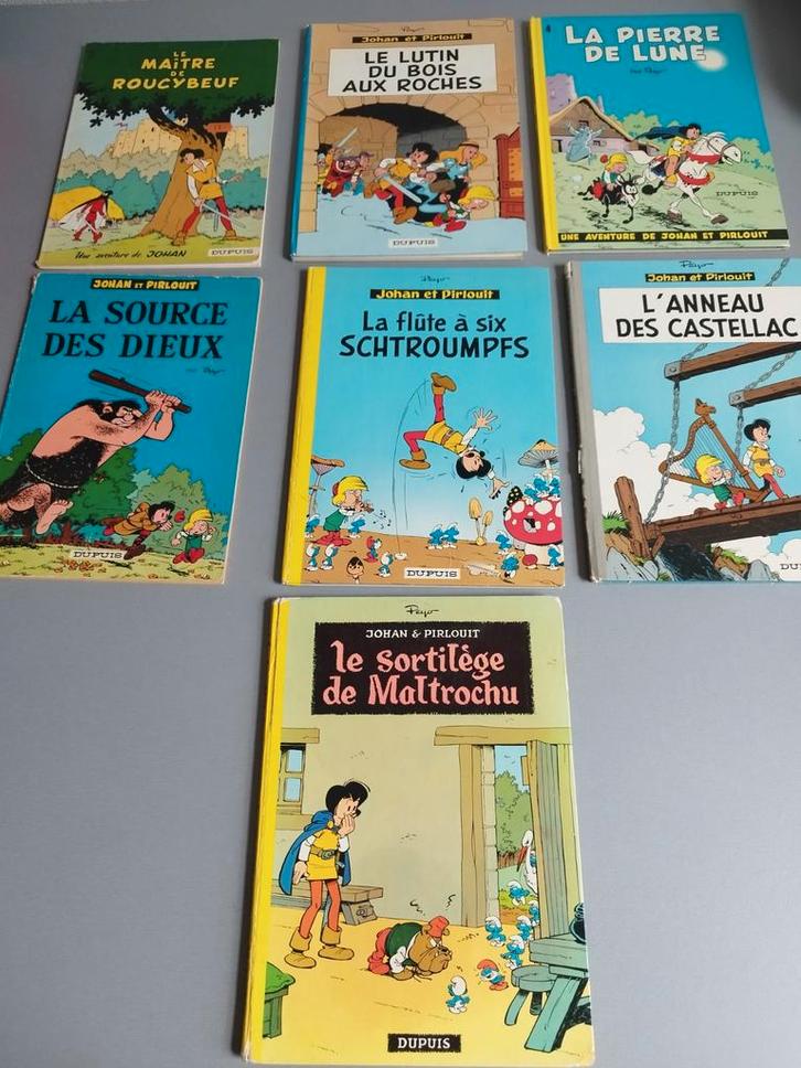 Johan et Pirlouit Divers titres EO et rééditions Peyo, Livres, BD, Utilisé, Série complète ou Série, Enlèvement ou Envoi