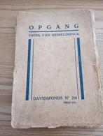 Antiek Boek van 1927: Opgang van Emiel van Hemeldonck, Enlèvement ou Envoi, E. Van Hemeldonck