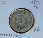 2 fr 1866 fr, Zilver, Ophalen of Verzenden, Losse munt, Zilver