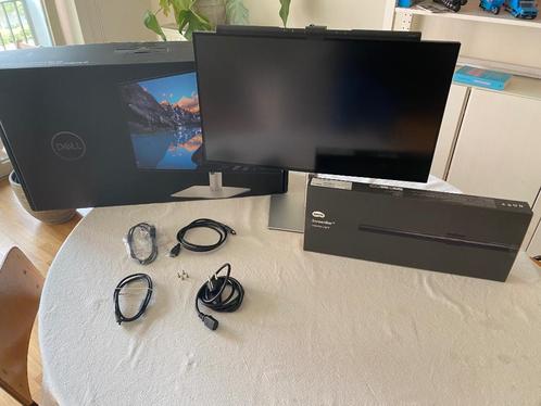 Dell U2723QE 4K USB C hub monitor + BenQ AR17 Screenbar, Computers en Software, Monitoren, Nieuw, 60 Hz of minder, DisplayPort