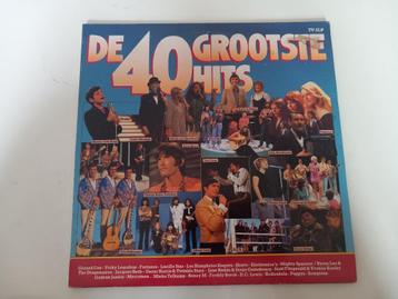 Vinyl 2LP 40 grootste hits Pop Nederlandstalig Schlager Rock beschikbaar voor biedingen