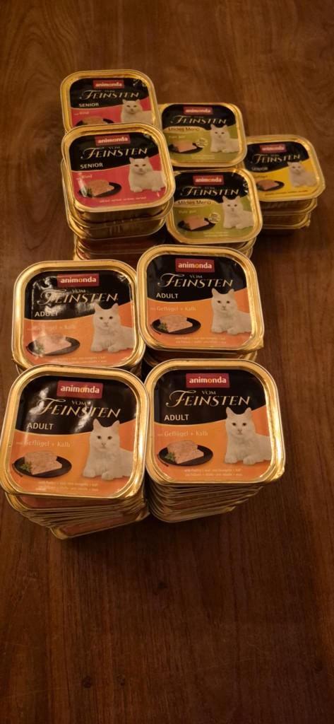 Verschillende  smaken Animonda vom Feinsten natvoer 58 stuks, Animaux & Accessoires, Nourriture pour Animaux, Chat, Enlèvement ou Envoi