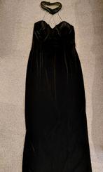 Très Jolie robe longue noire en velours taille 38/40, Comme neuf, Enlèvement