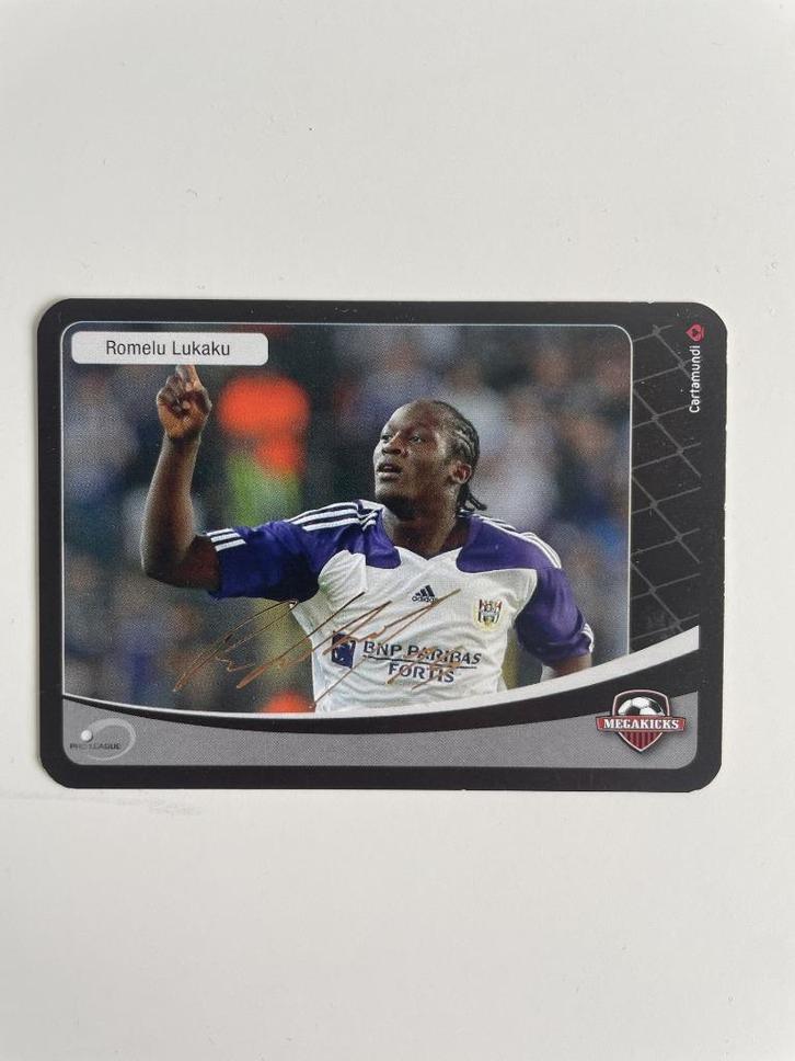 Voorgesigneerde spelerskaart Romelu Lukaku (RSC Anderlecht), Verzamelen, Sportartikelen en Voetbal, Nieuw, Spelerskaart, Ophalen of Verzenden