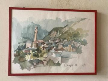 mooie aquarel beschikbaar voor biedingen