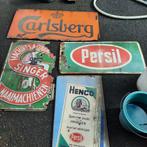 Emailleborden , geleefde borden ., Verzamelen, Ophalen, Gebruikt