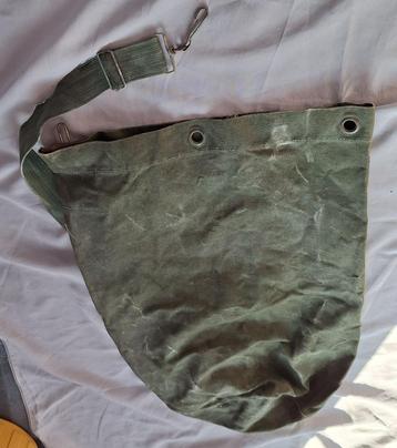 Ancien grand sac bag militaire ABL en toile  beschikbaar voor biedingen