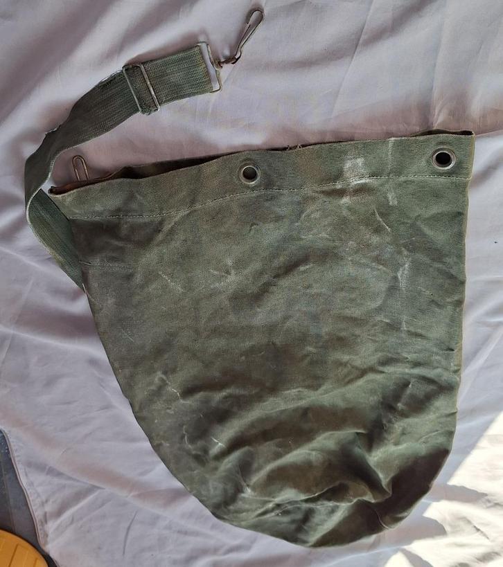 Ancien grand sac bag militaire ABL en toile, Verzamelen, Militaria | Algemeen, Landmacht, Overige typen, Ophalen of Verzenden